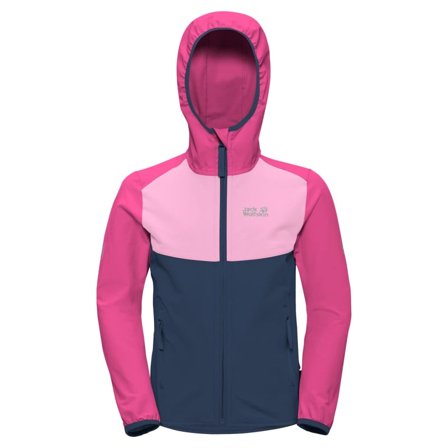 Jack Wolfskin Turbulence Girls Children unlined jackets Blue 116