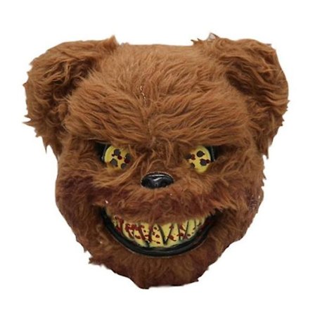 Halloween Skummel Bjørn Maske, blodig Teddy Maske