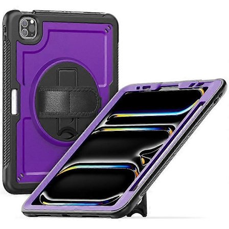 Surfplatta Fodral Kompatibelt med iPad Pro 11 (2024) M4 A2836 med Ställ & Handrem & Axelrem