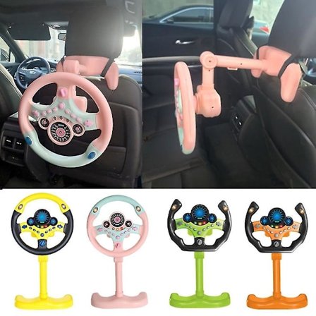 Electric Simulation Steering Wheel Toy With Light And Sound Educational Children Co-pilot Children Car Toy Vocal Toy Gift Ns2