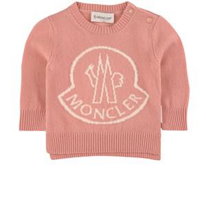 Kids - Moncler Maglia Giroco Branded Sweater Coral 9-12 Months - Jumpers and knitwear - 9-12 months - Pink - Mädchen