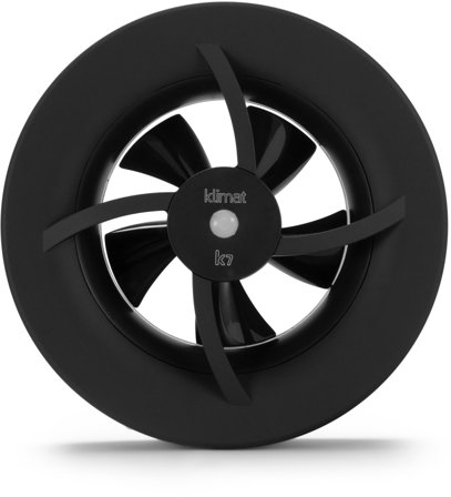 Klimatfabriken Klimat K7 50003 Badrumsfläkt Svart, Ventilation