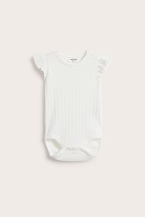 Kappahl | Body med volanger | Offwhite