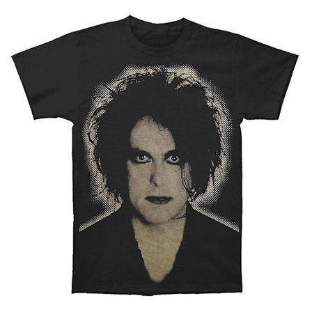 The Cure Robert Smith Grå ärm Logotyp T-shirt kläder