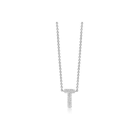 Sif Jakobs, Necklace Novoli T Grijs, Dames, Maat:ONE Size