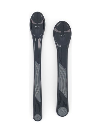 Twistshake Twistshake 2X Feeding Spoon Set 4+M Black - Black - ONE SIZE
