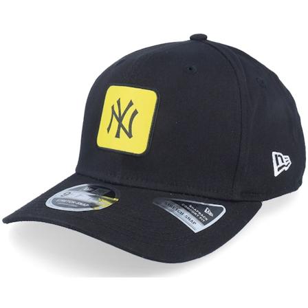 New Era - MLB Noir adjustable Casquette - Hatstore Exclusive x New York Yankees Square Patch 9Fifty Black/Yellow Adjustable @ Hatstore