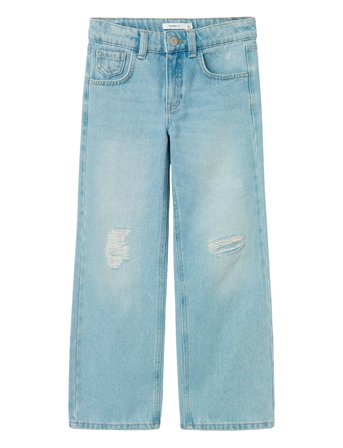 name it | Nkfrose Hw Wide Jeans Destr 1411-Be Noos | 152