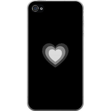 Kompatibelt Mobildeksel til Apple Apple iPhone 4 Soft Glow Heart