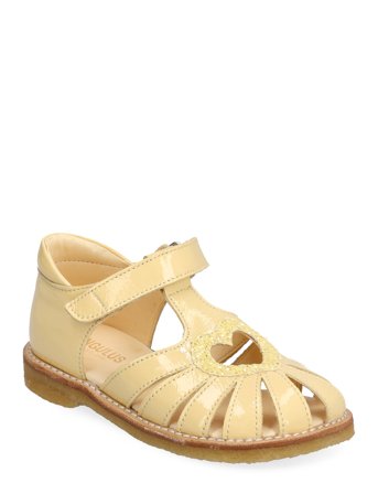 ANGULUS Sandals - Flat - Closed Toe - Yellow - 27