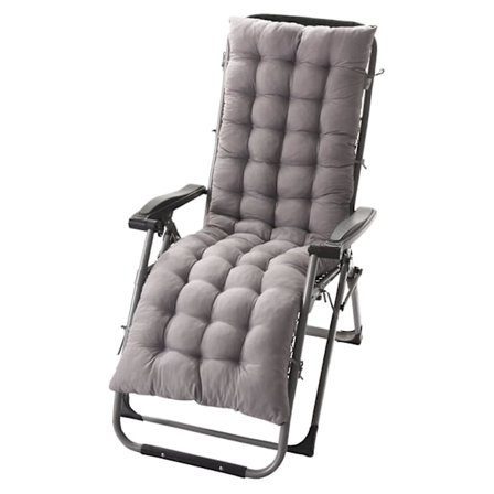 100% Ny, 155cm Utendørs Hage Solstol Solbed Dagbed Pute Stoff Komfortabel 4 Farger