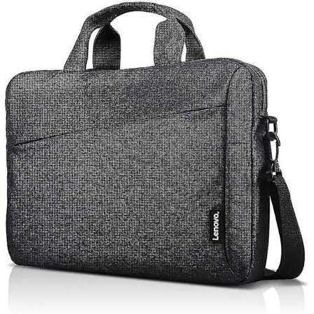 Laptop skuldertaske T210, 15,6-tommer bærbar computer eller tablet, elegant, holdbar og vandafvisende stof, letvægts toploader, business casual eller 