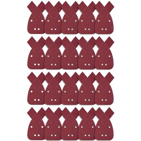 20 kappaletta kolmion muotoisia hiomapapereita, 180 grit, Black and Decker -hiontahiirelle