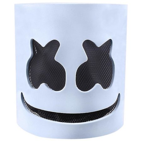 Halloween Dj Marshmello Fuld Hovedmaske Hjelm Cosplay Fest (FMY)