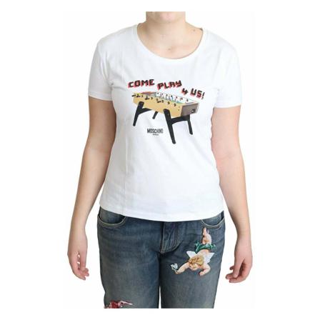 Moschino T-Shirts Hvid, Dame