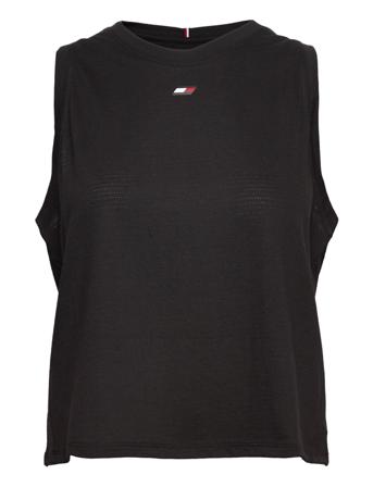 Performance Mesh Racer Tank T-shirts & Tops Sleeveless Svart Tommy Sport