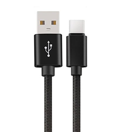 USB-C/Type-C Snabbladdningskabel (Slitstark/Metallhuvuden)