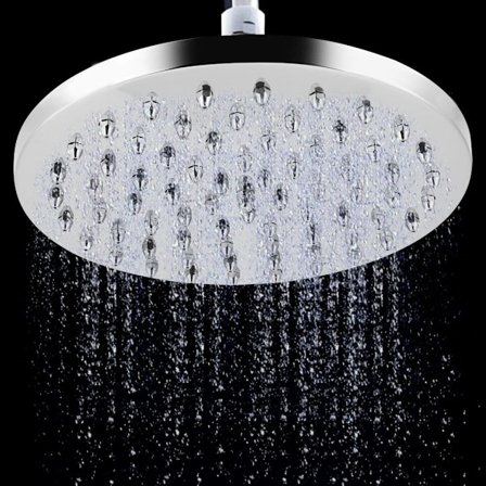 Avtakbart, vaskbart dusjhode med kraftig dusjstråle KLB