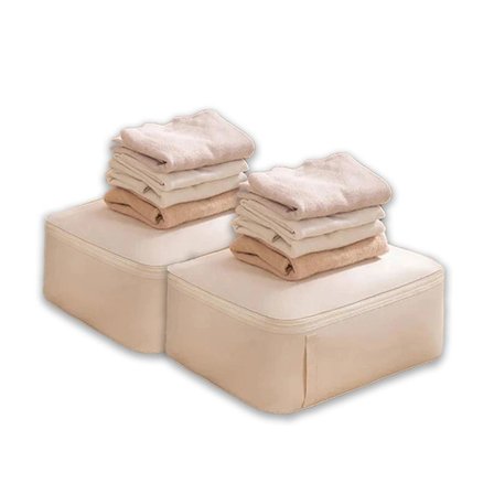 Blød opbevaringstaske opbevaringsboks opbevaringskasse 2-pak