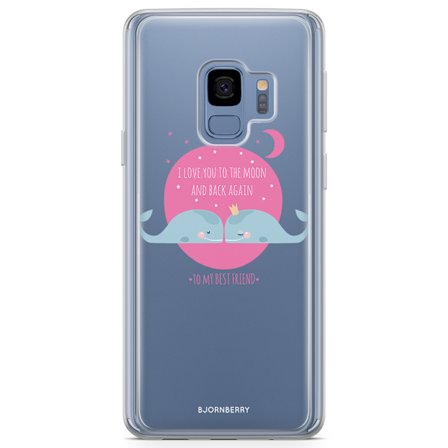 Bjornberry Skal Hybrid Samsung Galaxy S9 - Love You To The Moon