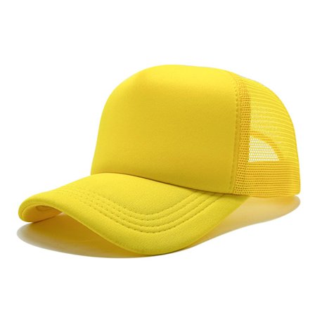 Svamp mesh keps baseballkeps enfärgad solskydd och solskydd