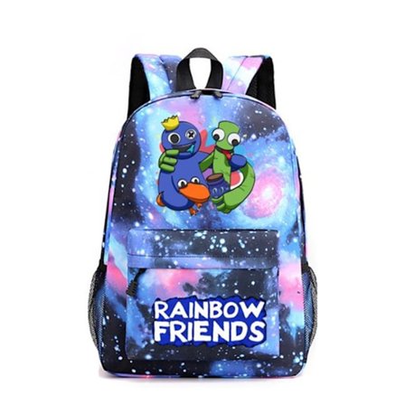 Kids Roblox Rainbow Friends Rygsæk Rygsæk Skoletaske Gave