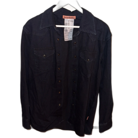 Svart jeans skjorta från Acne Studios