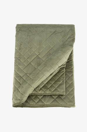 Venture Home - Sengetæppe Jilly - Grøn - Sengetæpper - 80X180 - Fra Homeroom