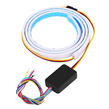 120cm Farverige Bil Bagklap Dynamisk Streamer Brems Turn Signal Tail LED Strip Bar