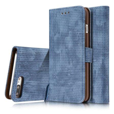 iPhone 8 Plus - Smart Fodral i "Old Look" (PU-Läder)