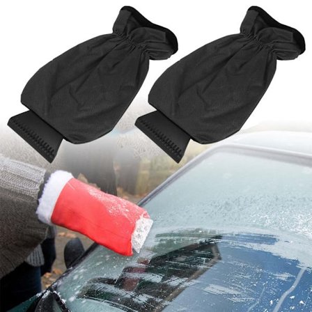 2-pak Snöskraber med Varm Handske – Vandtæt 600D Oxford-stof_TF_TF