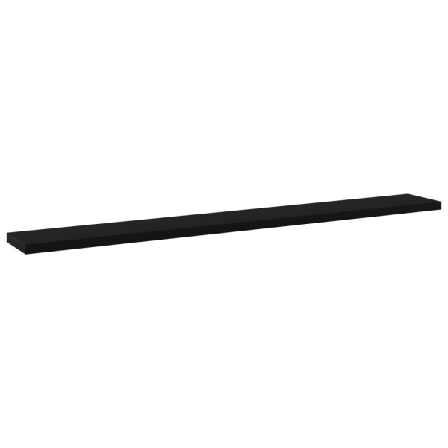 Vidaxl Hyllplan 8 St Svart 80x10x1,5 Cm Konstruerat Trä Svart