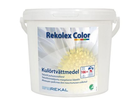 REKAL Tvättmedel Rekolex Color 4kg - Lyreco - Städ och hygien - Tvättmedel och klädvård - Tvättmedel
