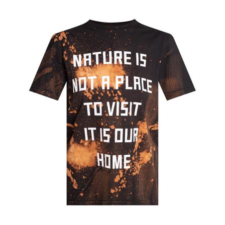 Golden Goose Printed T-shirt , Zwart , Dames , Maat: L