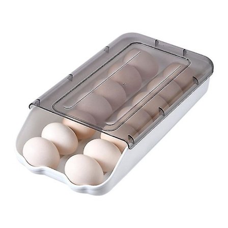 Rullende æggebakke køleskabsæg rulle køkken frisk Sto