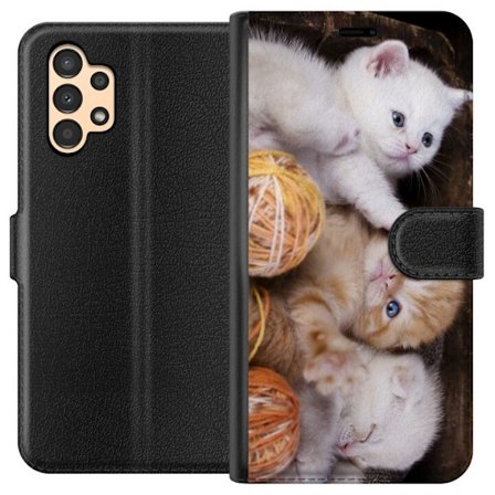 Yhteensopiva Lompakkokotelo Samsung Samsung Galaxy A13 Kissat