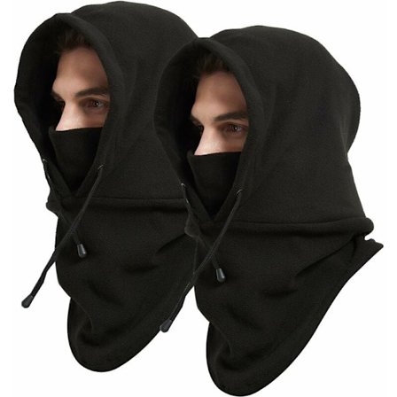 Tykk Fleece Balaclava, Vindtæt Skimaske, Varm Hætte til Mænd og Kvinder[JUN]