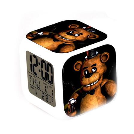 Glödande Kubväckarklocka Fem Nätter På Freddy Led Digital