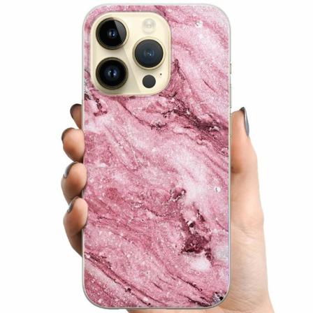 Apple Iphone 14 Pro Tpu Mobilskal Glitter Marble