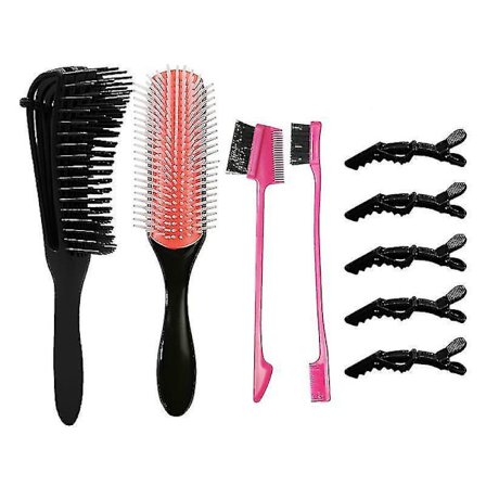 Kammesæt Blæksprutte Massagekam Antistatisk Badeværelses Sæt