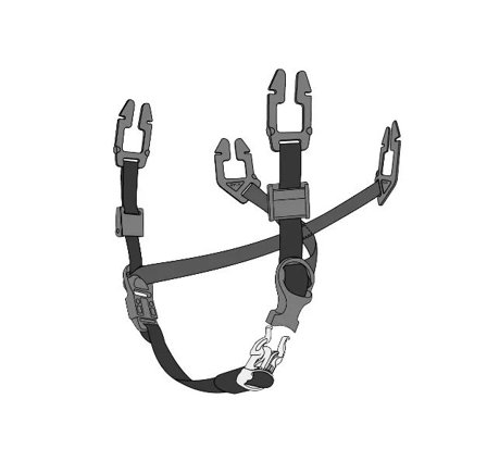 MSA GA90047 Hakband 4-punkt, Huvudskydd