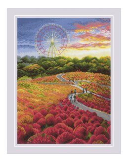 Stickpackung Bild Vergnügungspark