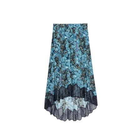 Zadig & Voltaire, Midi Skirt Blauw, Dames, Maat:M