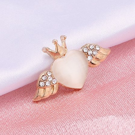 Rosettbrosch, damers exklusiva känsla, nischad nål, bröstblomma, exklusiva fasta kläder, kragnålstillbehör