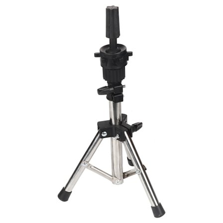 Säädettävä ammattimainen muovinen peruukki-näyttö, peruukki-hattu-teline, peruukki-pidike, nukkepää, hopea