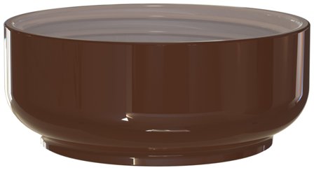 Ifö OHM 140 Armatursockel rak, IP46 Brun, Belysning