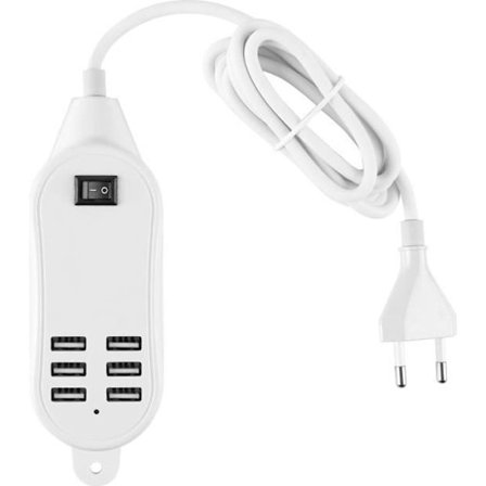 USB Grenuttag HUB Laddare 25W 5A Elektrisk Grenuttag USB Strömadapter Laddare För iPad iPhone Samsung