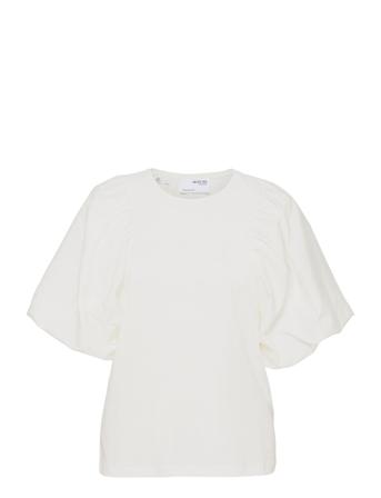 Slfadrianna 2/4 Tee White Selected Femme