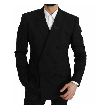 Dolce & Gabbana Suit Sets svart, Herr Kostymer, Herr, Storlek: L
