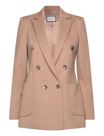Jenner Blazers Double Breasted Blazers Brown Andiata